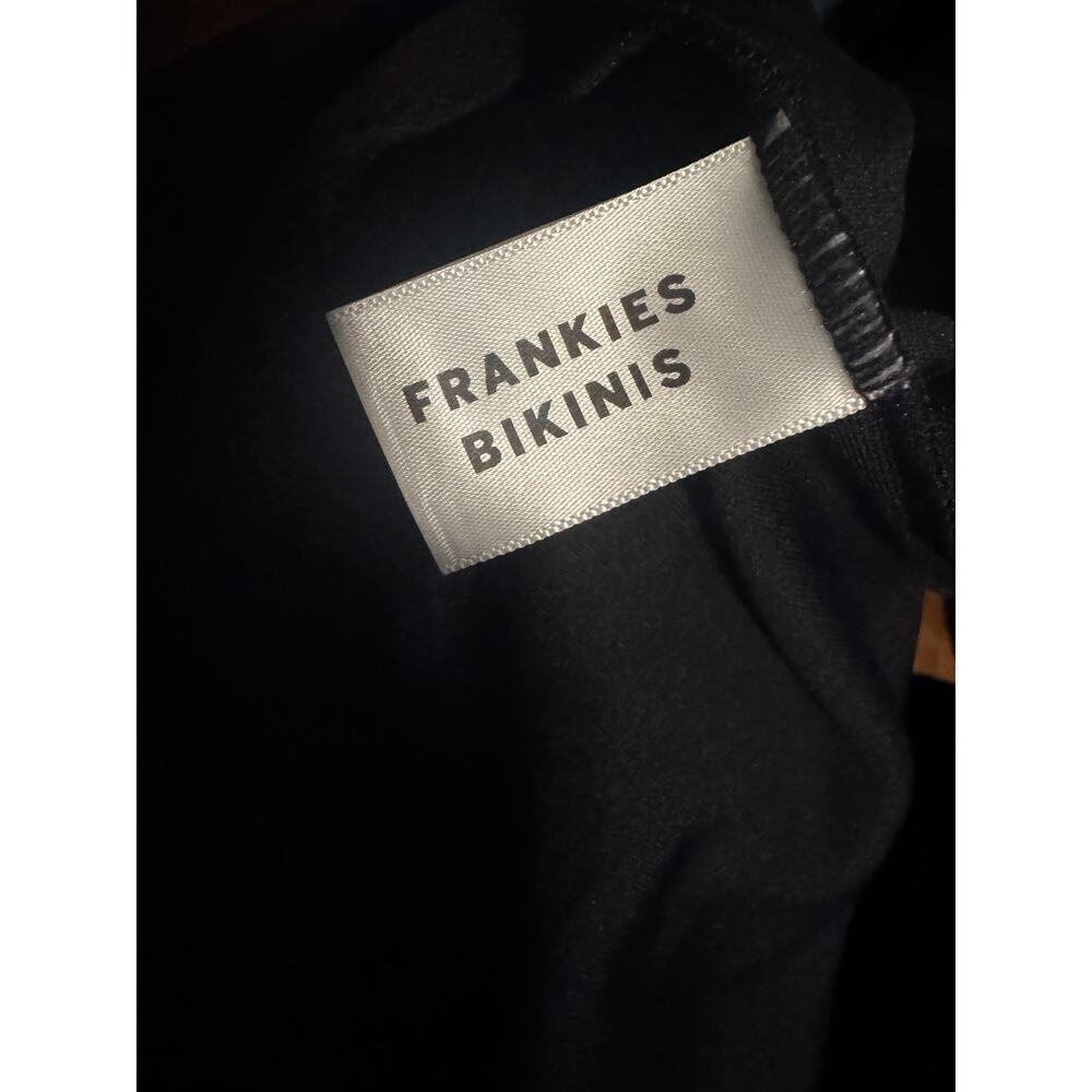 Frankies Bikinis Gwen Terry Mini Dress Black NWT Size Medium - Picture 7 of 7